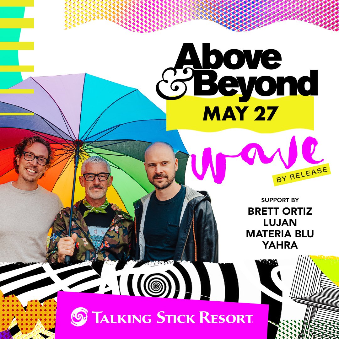 Above and Beyond event flyer
