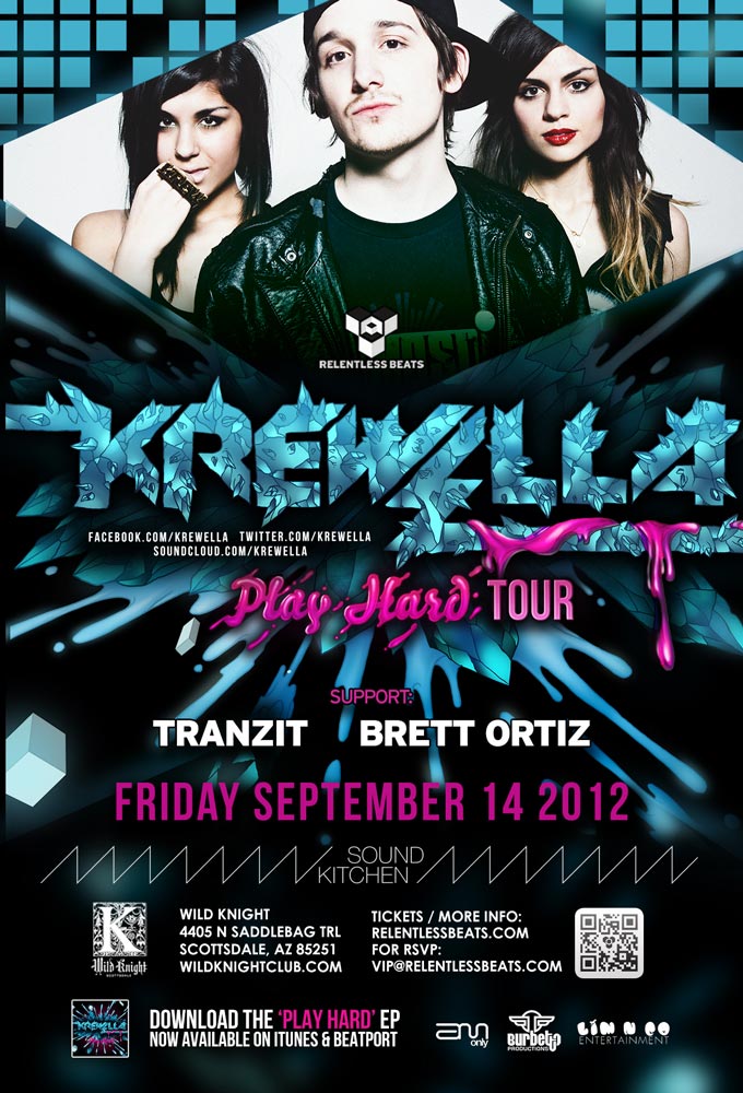 Krewella event flyer