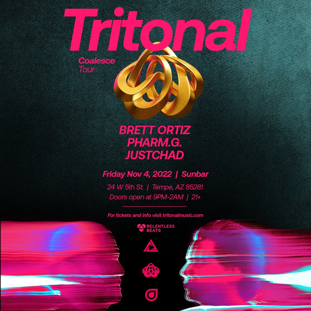 Tritonal event flyer